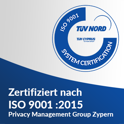 Zertifiziert nach ISO 9001:2015